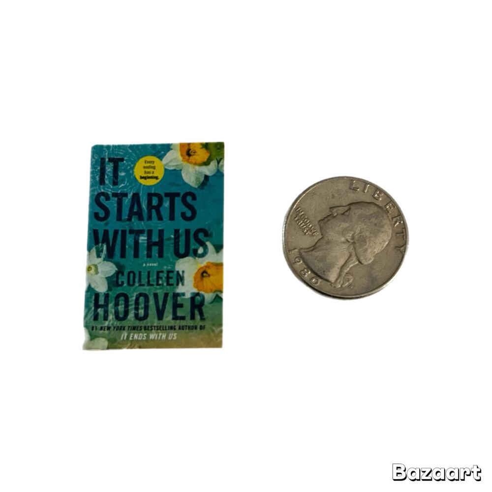 Mini Brands Books It Starts With Us by Colleen Hoover Paperback